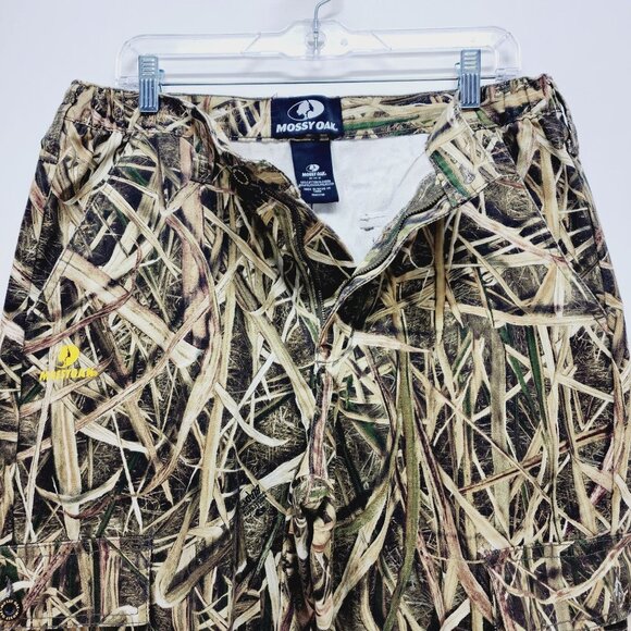 Mossy Oak Mens Camouflage cargo Pants 32X34 Outdoor Hunting Apparel - Picture 9 of 13